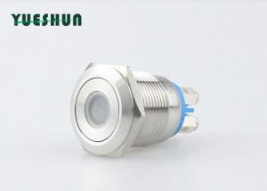 China LED Light Panel Mount Push Button Switch Screw Terminal 12 Volt Protected Against Dust on sale