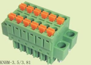 China Finger Proof High Temperature Terminal Block For Single Wire Inserted Directly on sale
