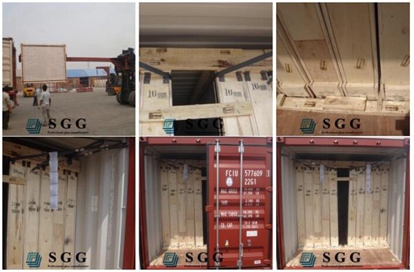 Top quality clear float glass price