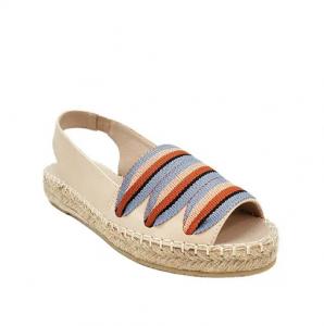 China Round Toe Espadrilles Shoes High Heel With Authentic Espadrilles Sole Material on sale