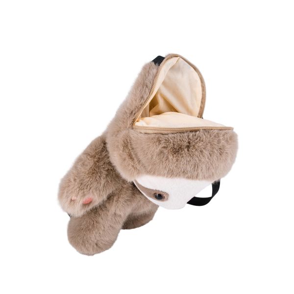 Short Plush Stuffed Animal Backpack Sloth Bag Customizable Color 30cm-50cm