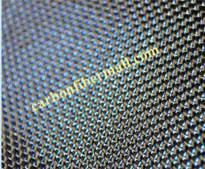 Quality 220g colored 3K plain carbon fiber cloth mixed blue metallic yarn for auto parts sport parts width1m-1.5m for sale