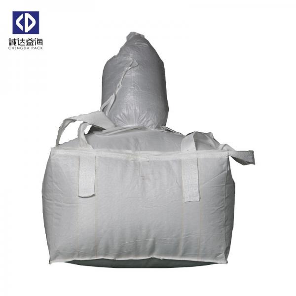 Buy White Polypropylene FIBC Bulk Bags / 1 Ton Super Sacks For Copper Powder Packing at wholesale prices