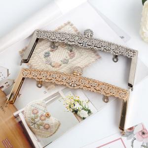 Quality Eco Friendly Stone Ball Closure DIY Handbag Frame 18cmx6.5cm for sale