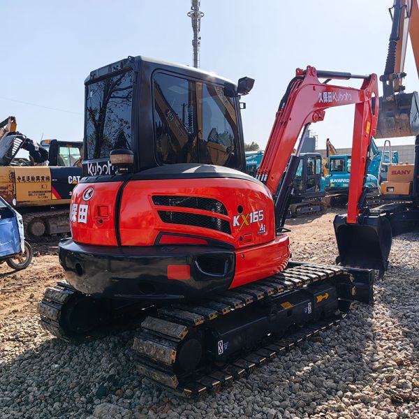 Second Hand Kubora Kx165 Digging Repossessed Mini Excavators 6 Ton