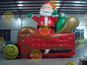 China Giant Inflatable Balloon Santa Claus For Christmas Decoration on sale