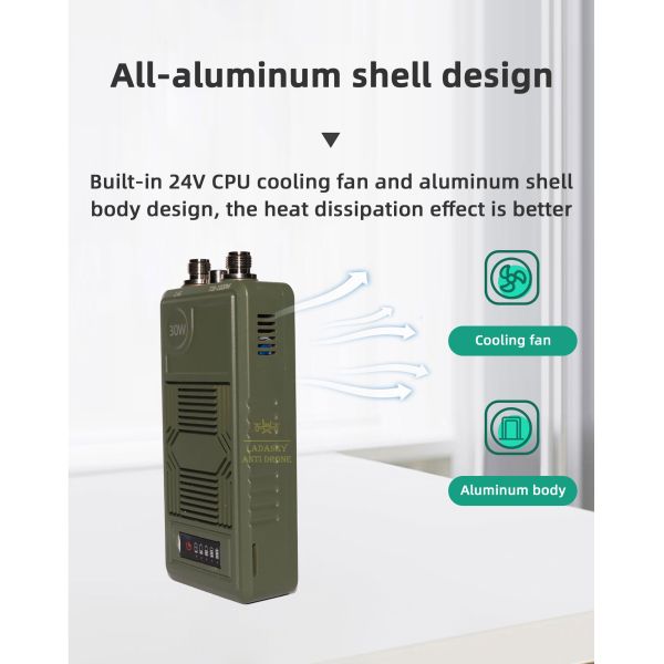 700-1000MHz +433mhz anti fpv handled anti fpv system Counter Drone System High Gain Handheld Suppressor 700-1000MHz Frequency