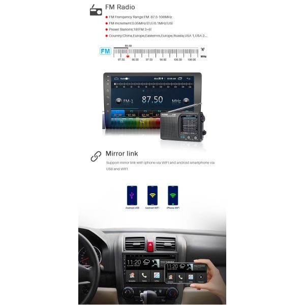 Gps Wifi Honda Android Radio HONDA FIT City 2004 -2007 car