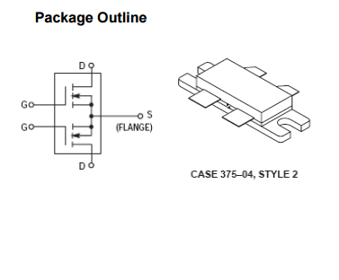 MRF151G RF N Channel Transistor Broadband Replacement For BLF278