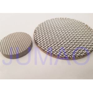 Quality Stainless Steel Wire Mesh Sintered Filter Discs Used In Food And Beverage for sale