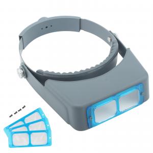China Binocular Glass Jewelry Accessories Tools Magnifiers Double Lens Reading Head Wearing on sale