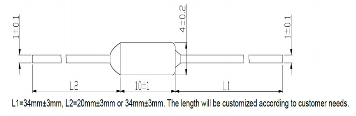 STT-15A 250V Aupo Thermal Fuse Thermal Cut Off Fuse For Water Heater
