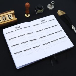 Practical Wide Ruled Composition Notebook With Pen Loop / Double Bookmarks