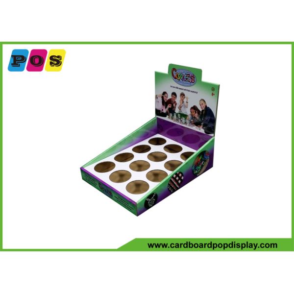 Promotional Corrugated Display Cardboard Boxes , Paperboard Inserts Small Packaging Boxes CDU069