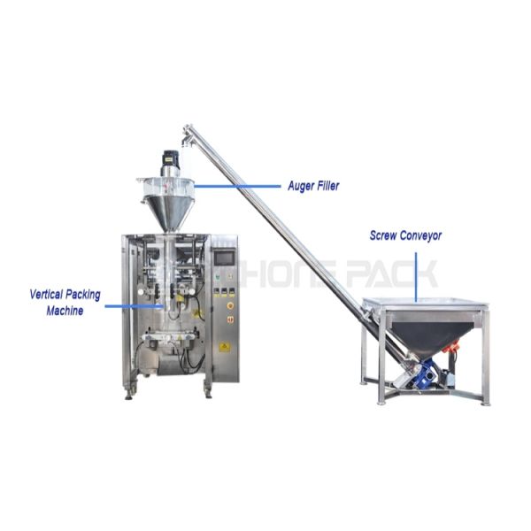 Masala Powder Packing Machine Pillow Pouch Bag Making Packaging Machine