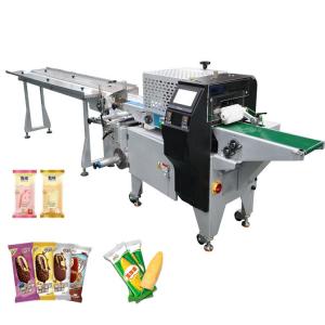 China Automatic Popsicle Pillow Type Packing Machine 220V 50HZ Flow Pack Machine on sale