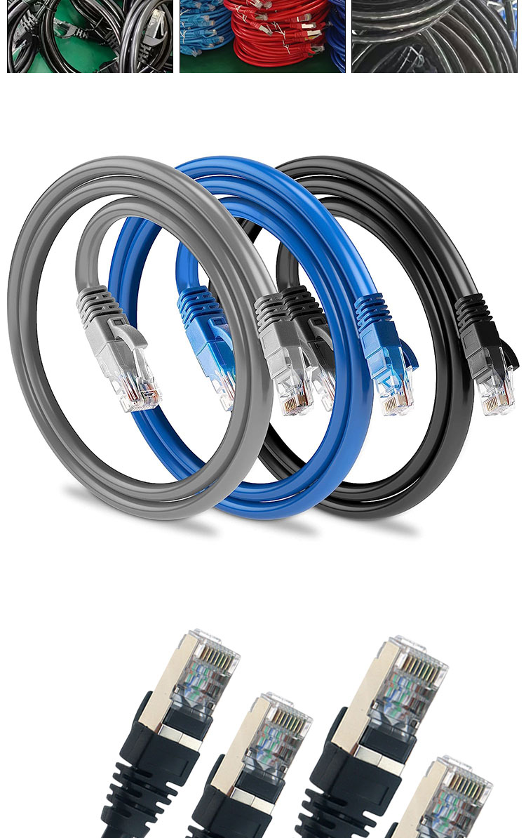 OEM 1M 3M 5M UTP FTP STP SFTP Shield Cat5 Cat5e Cat6 Ca6a Cat7 RJ45 Communication UV Lan Network Ethernet Patch Cable