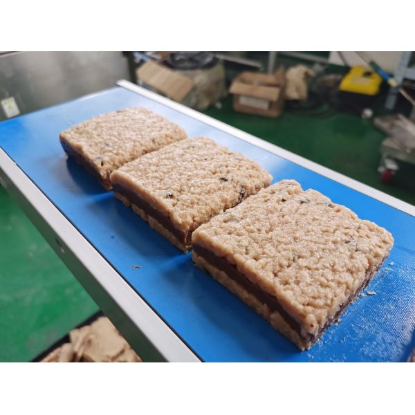 Three Layer Protein Bar Production Line 220V Papa Encrusting Machine
