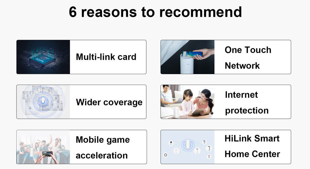 Huawei Router A2 Mobile Game Acceleration Wider Coverage NFC Access Gigabit Quad Core Tri-Band 4G WiFi Wireless CPE Routers