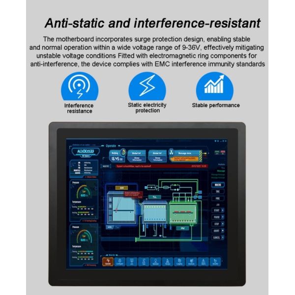 Factory Custom Open Frame 15 Inch Embedded Waterproof Industrial Lcd Touch Screen Monitor Display
