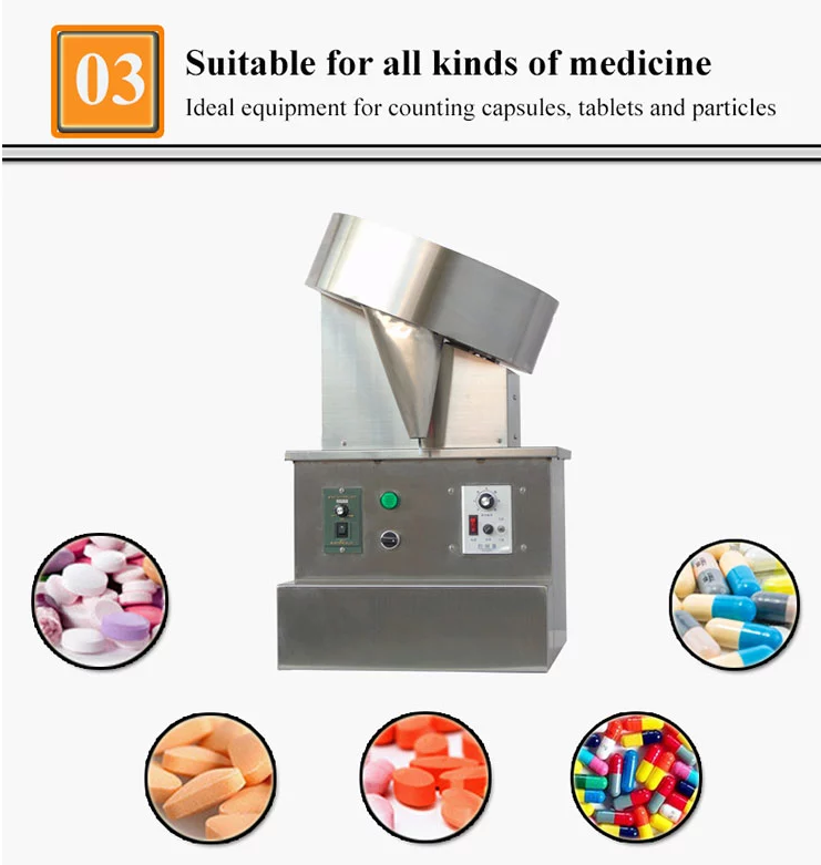 pharmaceutical Automatic Tablet Counter Machine For Small Medium Scale Production
