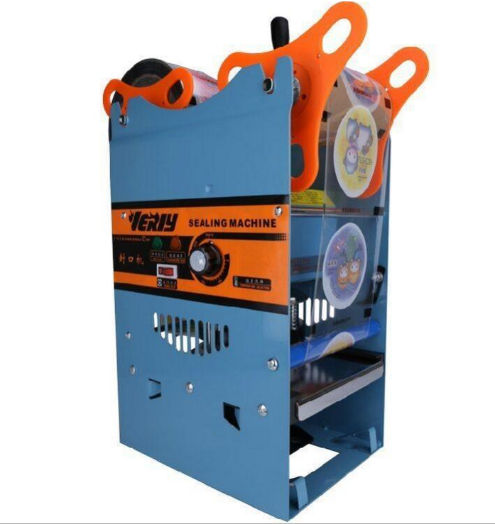 WY-802D Semi Automatic Cup Sealing Machine For Juice Bubble Tea