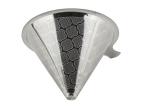 Custom Pour Over Coffee Filter Cone Pattern Design Portable For Camping