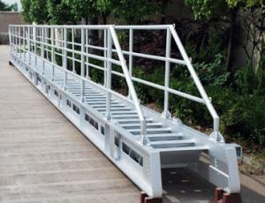 Quality DNV BV ABS approve Marine Aluminum Accommodation Ladder For Ship for sale