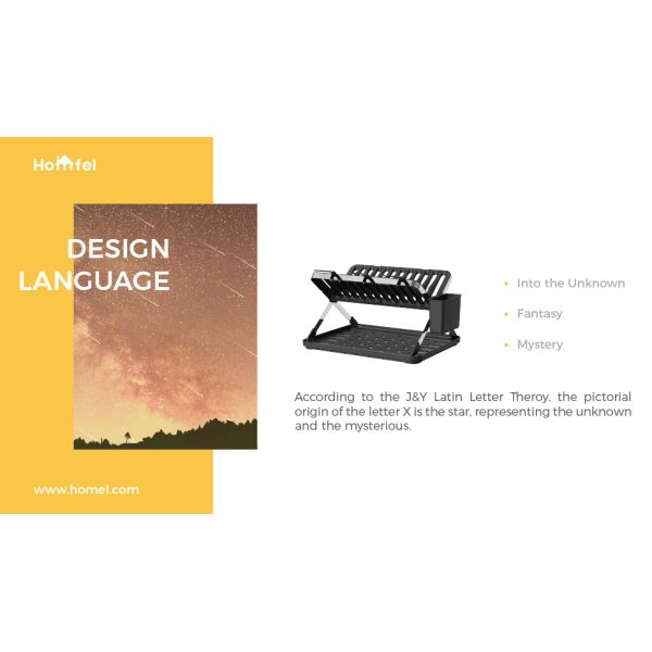 Foldable Stainless Steel Dish Rack For Rectangle Plates