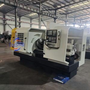 Quality Large Spindle CNC Pipe Threading Lathe Machine Double Chuck Pipe Threads for sale