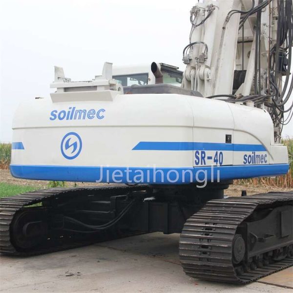 150 kNm Used Bored Piling Rig Soilmec SR40 With Frictional Kelly Bar