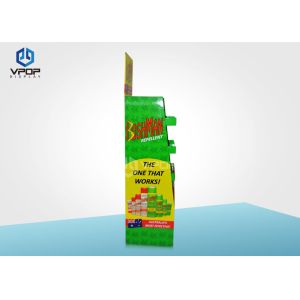 Snacks POP Clear Cardboard Marketing Displays Tall For Multiple Stores