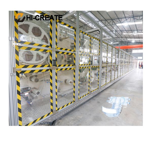 Fully Automatic Servo Adult Diaper Machine Patient Diaper Making Machine For Sale