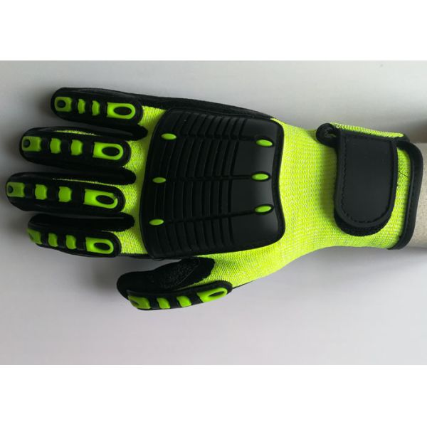 TPR Back Sewing Mechanic Work Gloves Eco Friendly Reducing Hand Fatigue