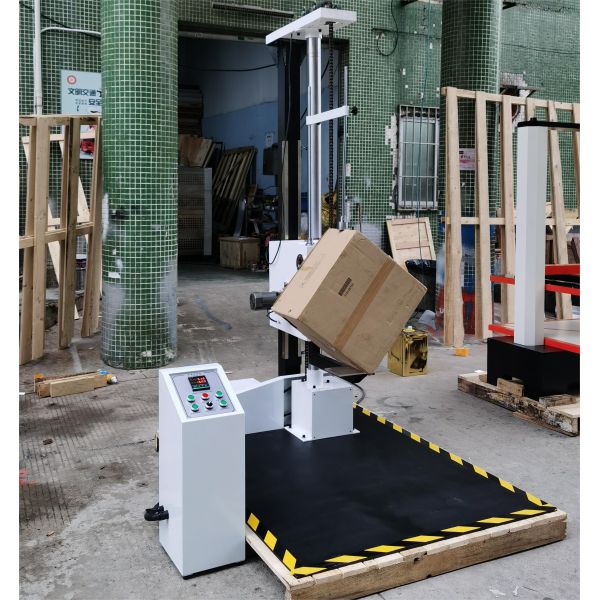 Single Wing Drop Test Machine For Carton Package Test Height 300~2000mm Falling Plane Error Less Than 1°