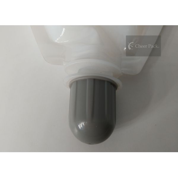 Gray Color 12mm Plastic Spout Cap And Screw Cap For Stand Up Pouch