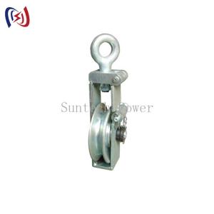 Quality High Performance Conductor Stringing Tools Last Pulley Block With Side Opening For Easy Convenient Tightening for sale