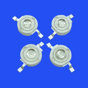 435nm 2 Pins Clear Convex Lens 140 Deg 3W High Power Blue LED Diode