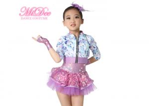 China MiDee Fancy Girls Jazz Dance Dress Spandex Fabric Bodice Jacket Dance Costume on sale