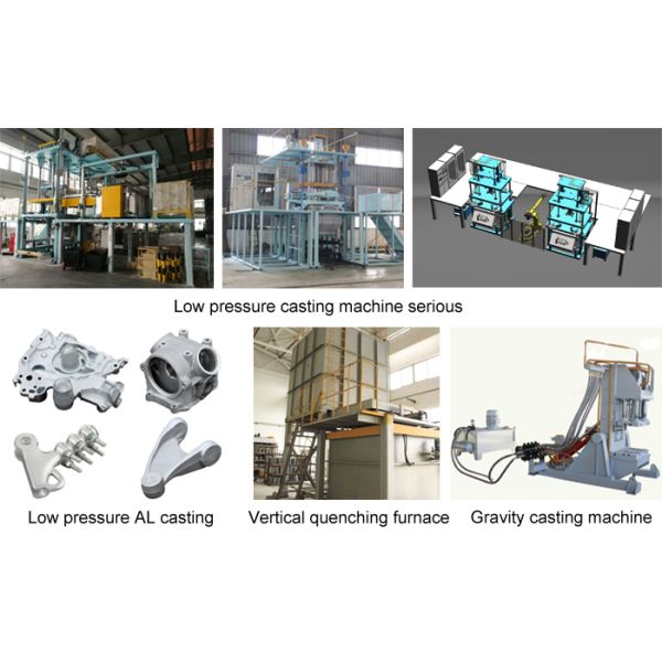 automatic control low pressure die casting machine for anodizing aluminum casting