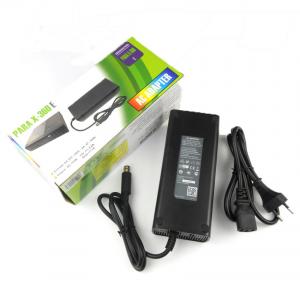 China Professional Video Game Adapter / Black Xbox 360 E Adapter Power Supply on sale