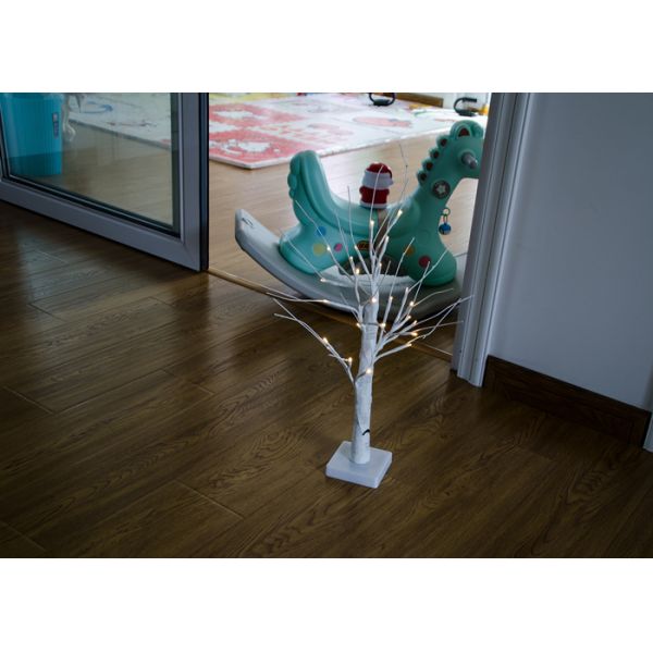 60cm Height Silver Birch Decorative String Lights , Night Tree Table Lamp Landscape