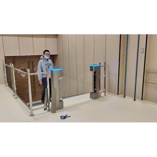 Supermarket Entrance Swing Turnstile Gate Turnstile Security Systems Swing Gates