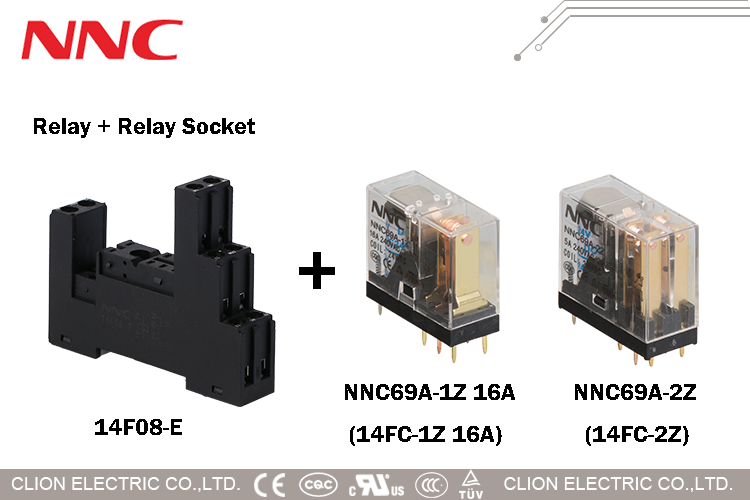 NNC Relay Socket 14F05-E Series applied for NNC69A/14FC Relay