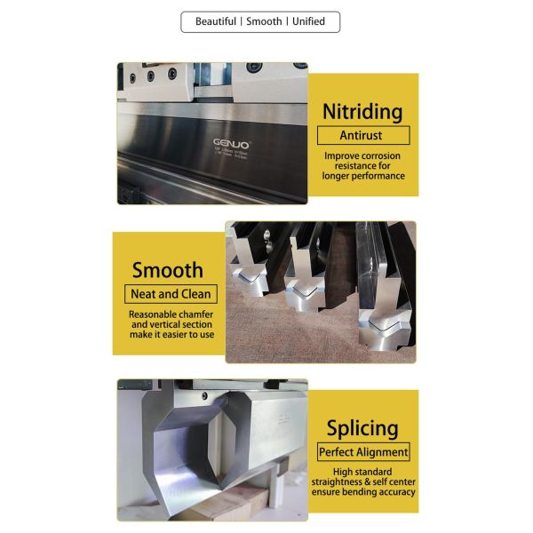 GN109 Series Machine Part Press Brake Tool High Precision