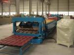 Full Automatic Control Villa Metal Roof Glazed Tile Roll Forming Machine Color