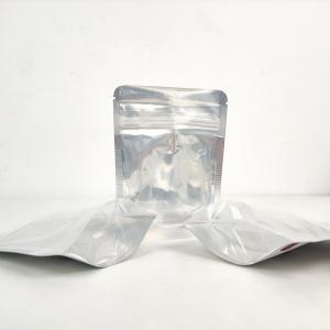 China Transparent Stand Up Pouch  Zip Lock Packaging Bag For Cosmetic Candy Make Up on sale