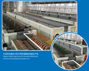 Quality Hanging Hard Chromium Electroless Nickel Plating Line ISO9000 for sale