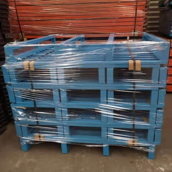 Double face steel pallet design