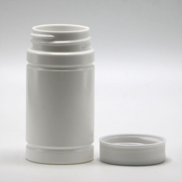 Child Proof Cap 80ML PE Plastic Bottle for Tablet Screw Cap Sealing Type Free Samples